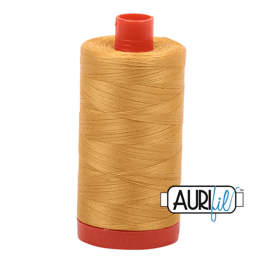 Aurifil 50wt Cotton Thread 1422yd - Tarnished Gold - A1050 - 2132
