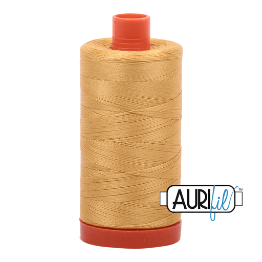 Aurifil 50wt Cotton Thread 1422yd - Spun Gold - A1050 - 2134