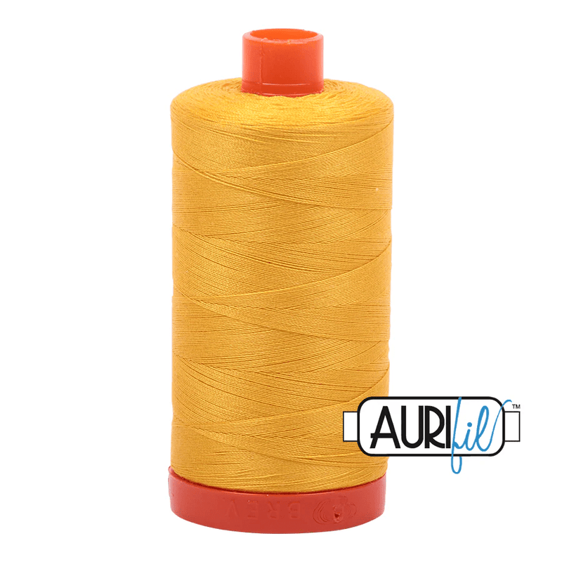 Aurifil 50wt Cotton Thread 1422yd - Yellow - A1050 - 2135