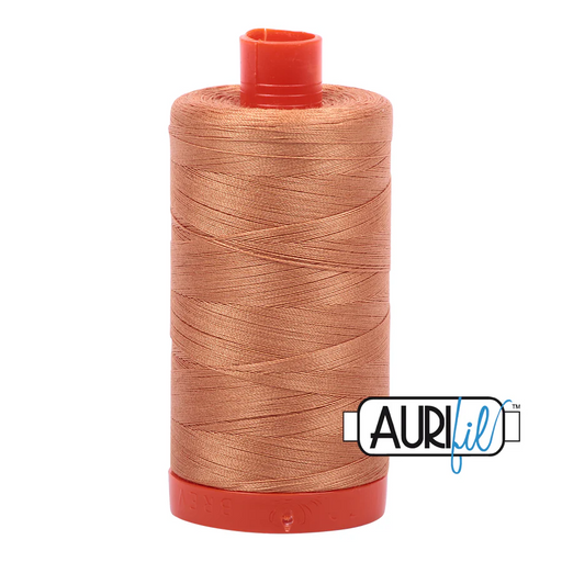 Aurifil Caramel 50wt cotton thread