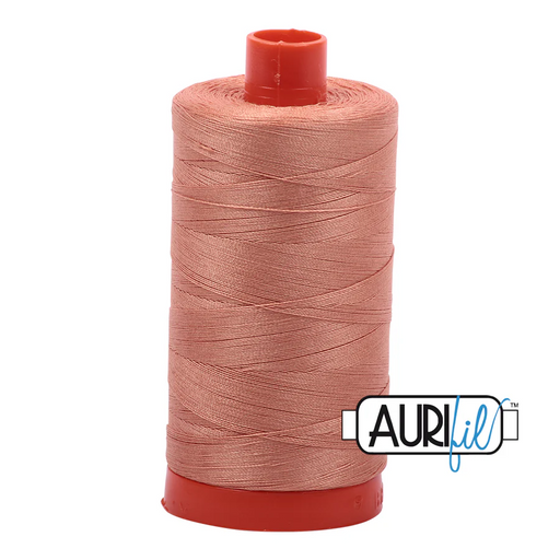 Aurifil Peach 50wt cotton thread