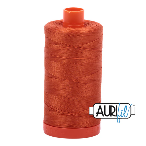 Aurifil Rusty Orange 50wt cotton thread