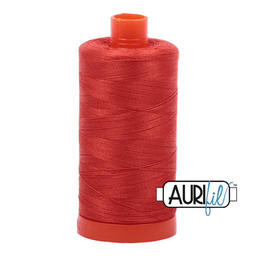 Aurifil 50wt Cotton Thread 1422yd - Red Orange - A1050 - 2245