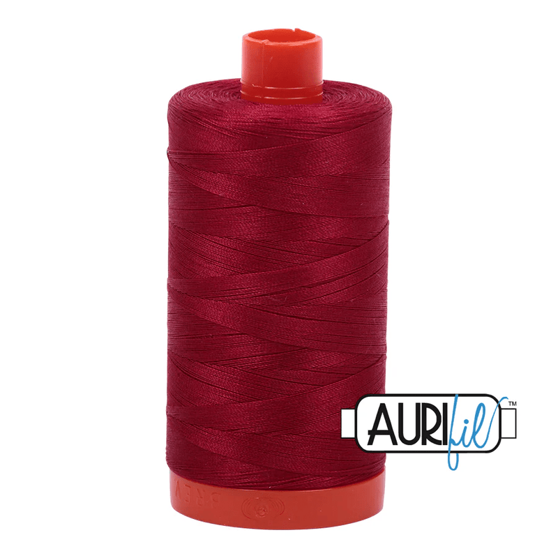 Aurifil 50wt Cotton Thread 1422yd - Red Wine - A1050 - 2260