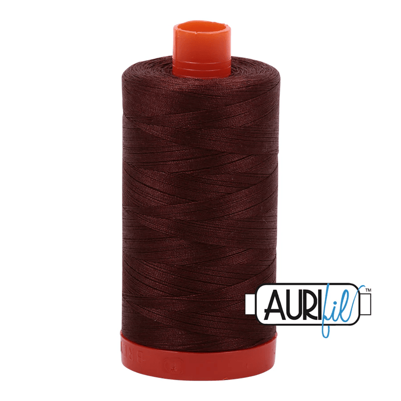 Aurifil 50wt Cotton Thread 1422yd - Chocolate - A1050 - 2360