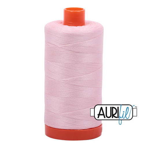 Aurifil Pale Pink 50wt cotton thread
