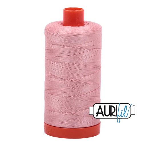 Aurifil Light Peony 50wt cotton thread