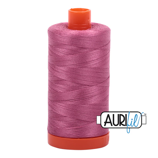 Aurifil Dusty Rose 50wt cotton thread
