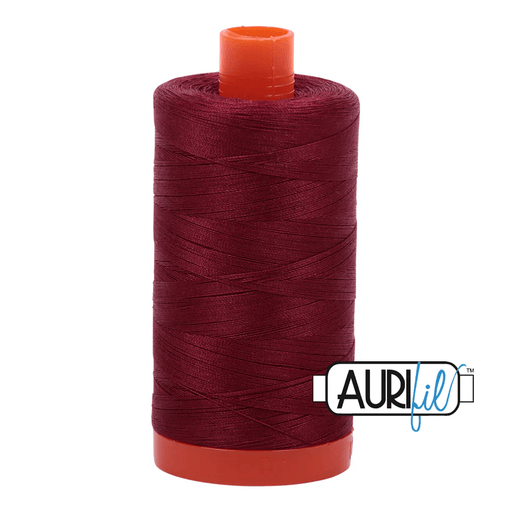 Aurifil 50wt Cotton Thread 1422yd - Dark Carmine Red - A1050 - 2460