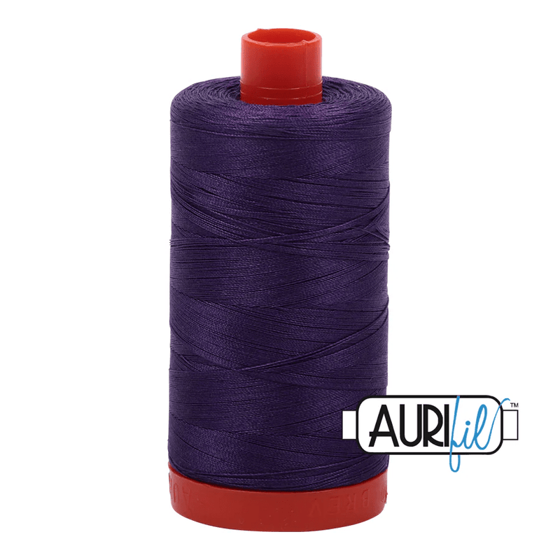Aurifil 50wt Cotton Thread 1422yd - Dark Violet - A1050 - 2582