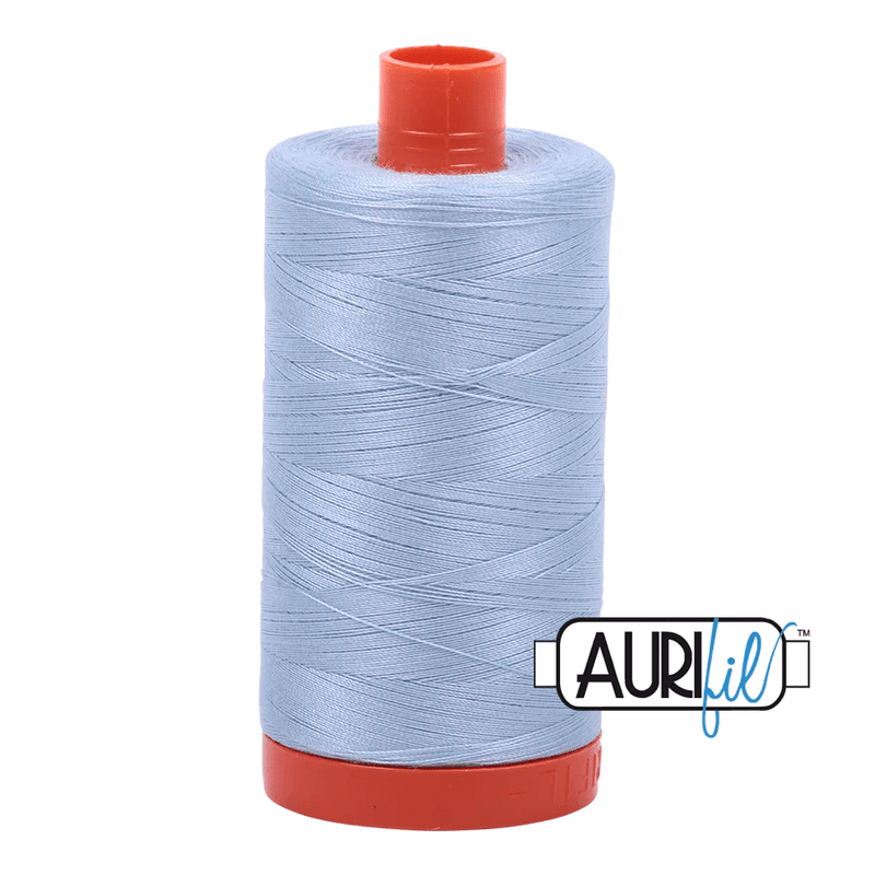 Aurifil 50wt Cotton Thread 1422yd - Light Robins Egg - A1050 - 2710