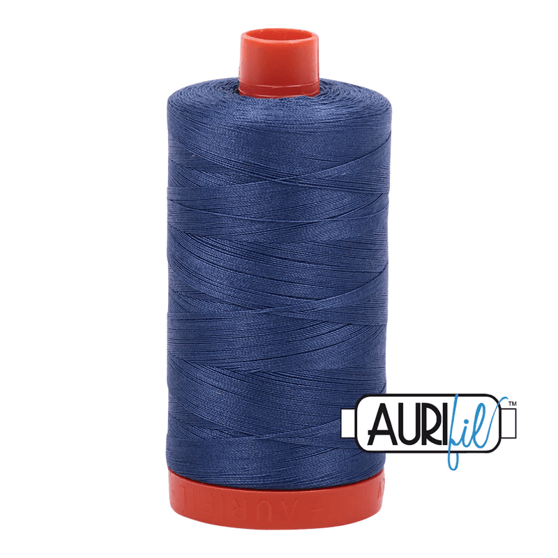 Aurifil 50wt Cotton Thread 1422yd - Steel Blue - A1050 - 2775