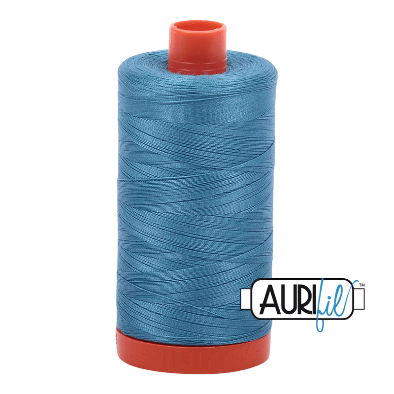 Aurifil 50wt Cotton Thread 1422yd - Teal - A1050 - 2815