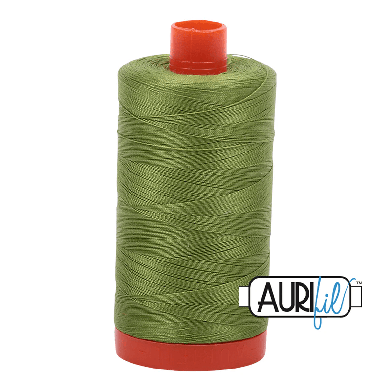 Aurifil 50wt Cotton Thread 1422yd - Fern Green - A1050 - 2888