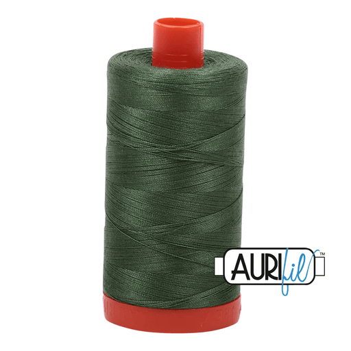 Aurifil 50wt Cotton Thread 1422yd - Very Dark Grass Green - A1050 - 2890
