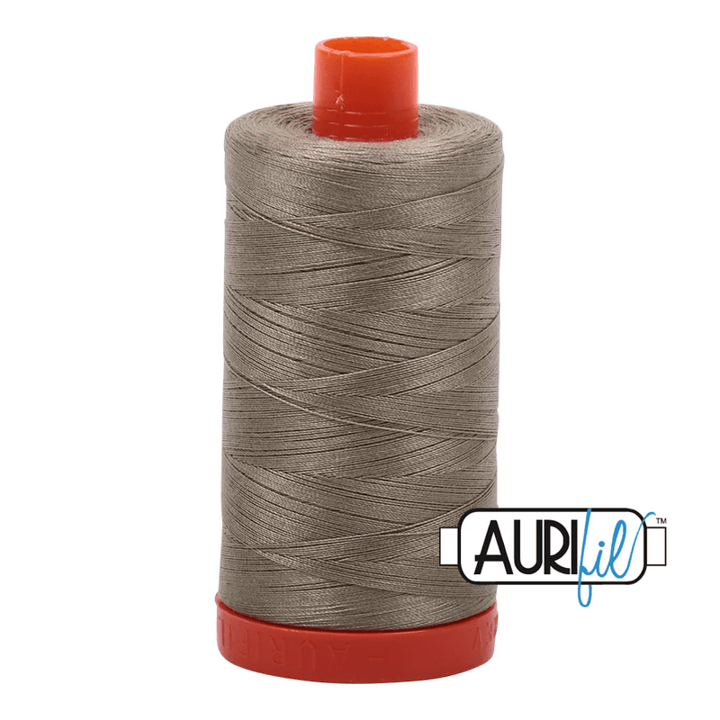 Aurifil 50wt Cotton Thread 1422yd - Light Khaki Green - A1050 - 2900
