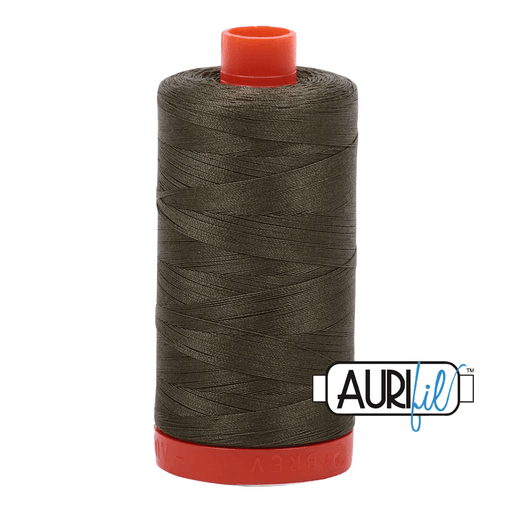 Aurifil 50wt Cotton Thread 1422yd - Army Green - A1050 - 2905