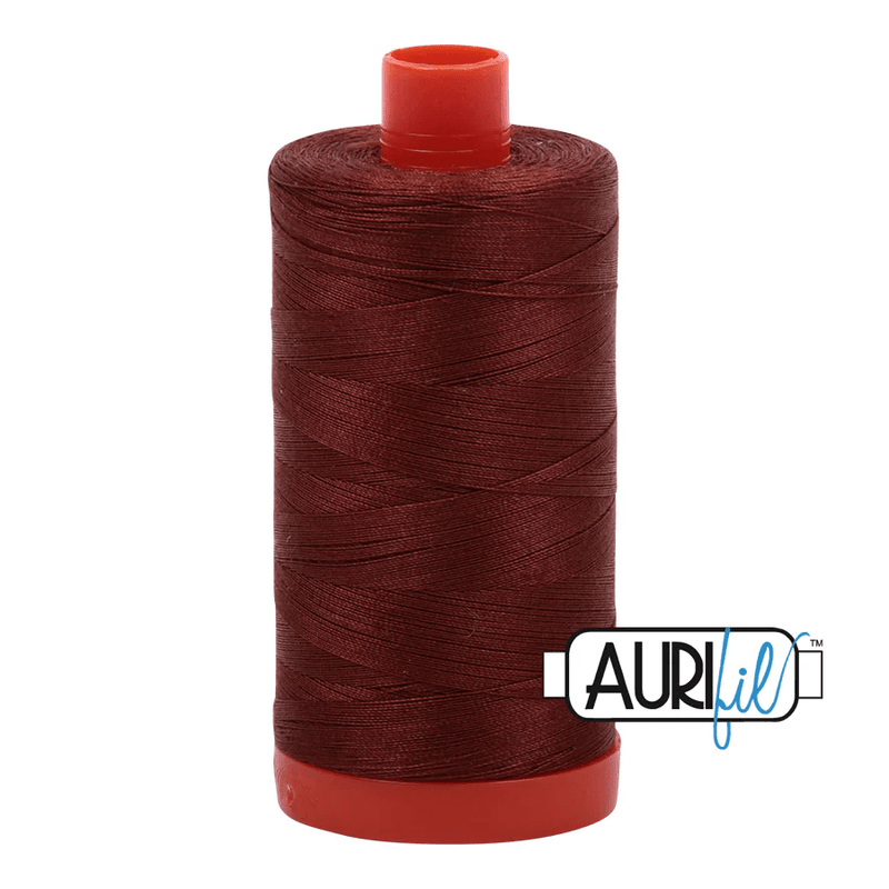 Aurifil 50wt Cotton Thread 1422yd - Copper Brown - A1050 - 4012