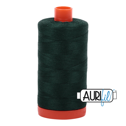 Aurifil 50wt Cotton Thread 1422yd - Forest Green - A1050 - 4026