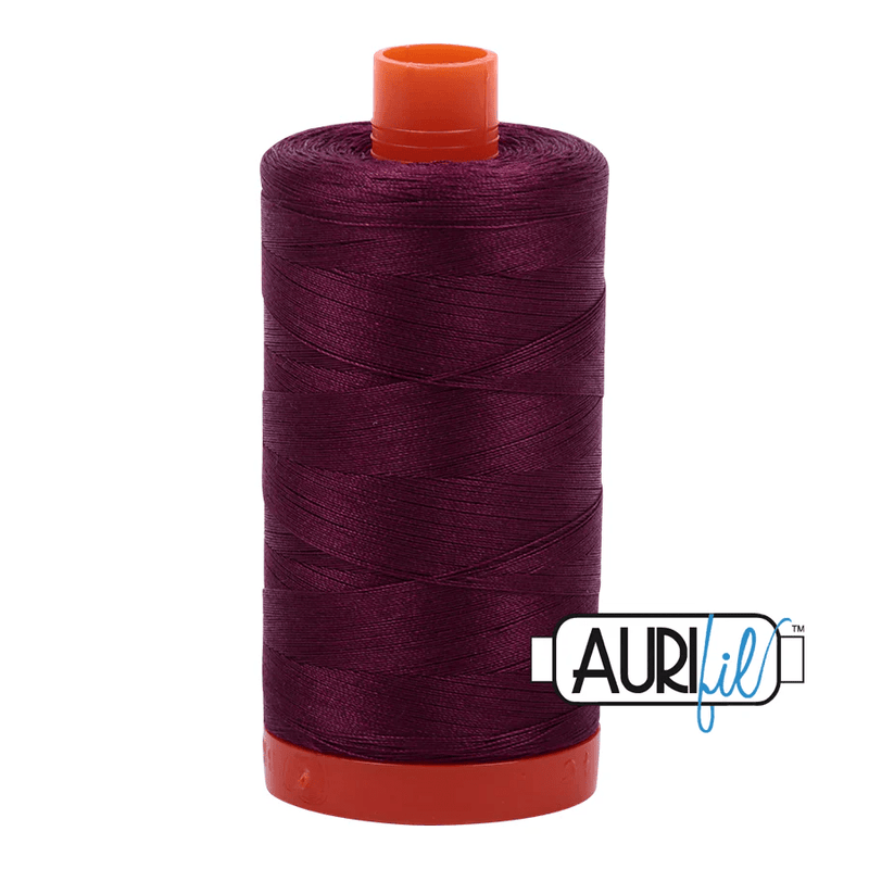 Aurifil 50wt Cotton Thread 1422yd - Plum - A1050 - 4030
