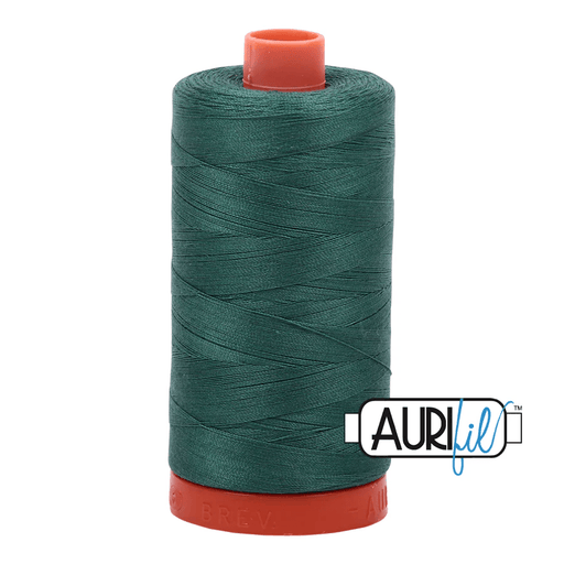 Aurifil 50wt Cotton Thread 1422yd - Turf Green - A1050 - 4129