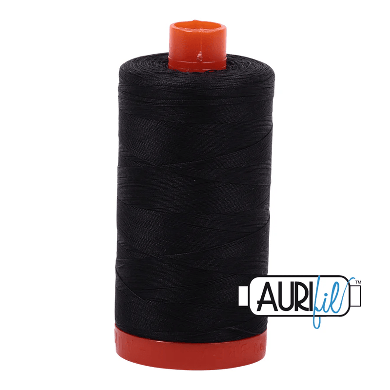 Aurifil 50wt Cotton Thread 1422yd - Very Dark Grey - A1050 - 4241
