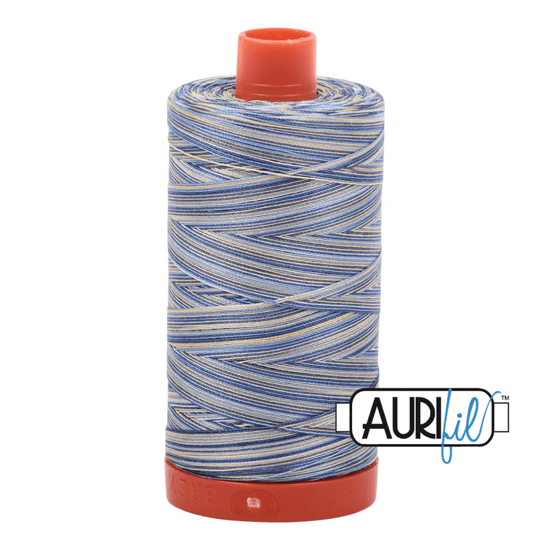 Aurifil 50wt Cotton Thread 1422yd - Lemon Blueberry - A1150 - 4649