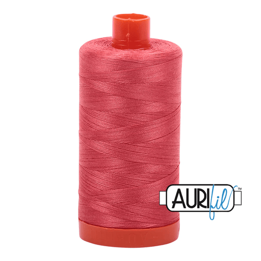 Aurifil 50wt Cotton Thread 1422yd - Medium Red - A1050 - 5002