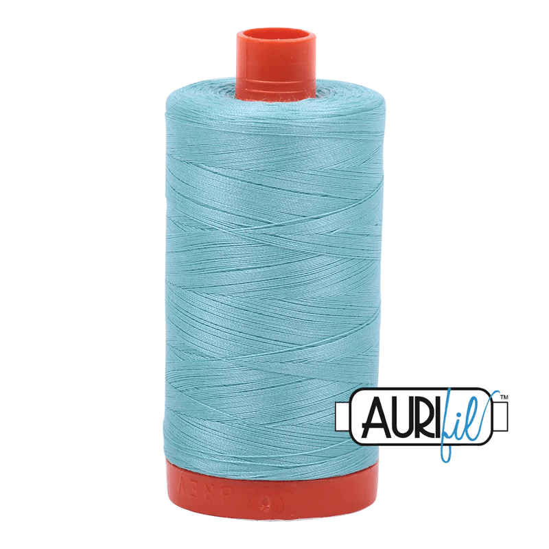 Aurifil 50wt Cotton Thread 1422yd - Light Turquoise - A1050 - 5006