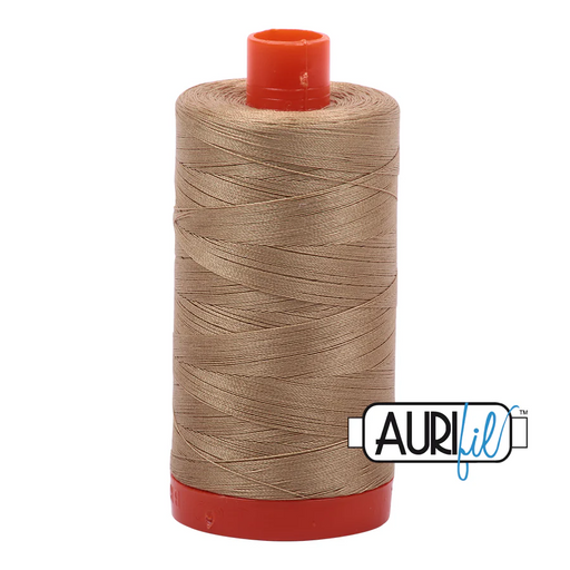 Aurifil Blonde Beige 50wt cotton thread