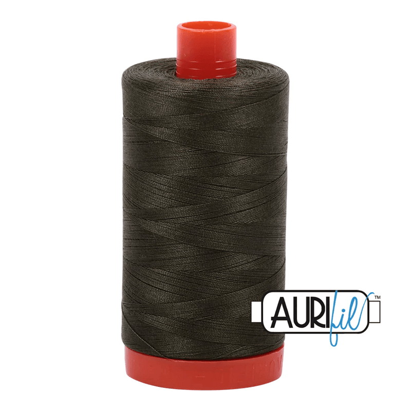 Aurifil 50wt Cotton Thread 1422yd - Dark Green - A1050 - 5012