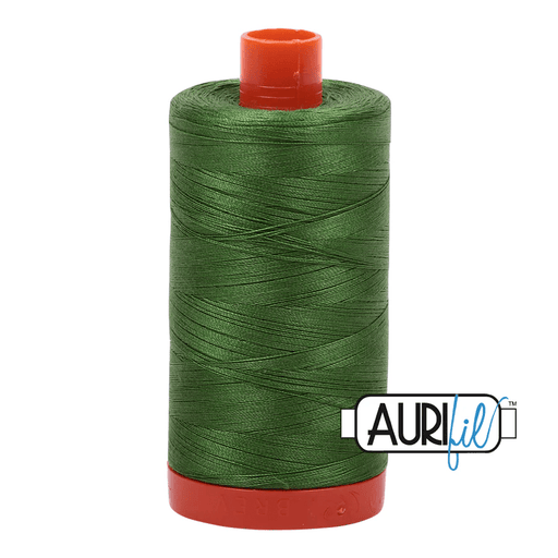 Aurifil 50wt Cotton Thread 1422yd - Dark Grass Green - A1050 - 5018