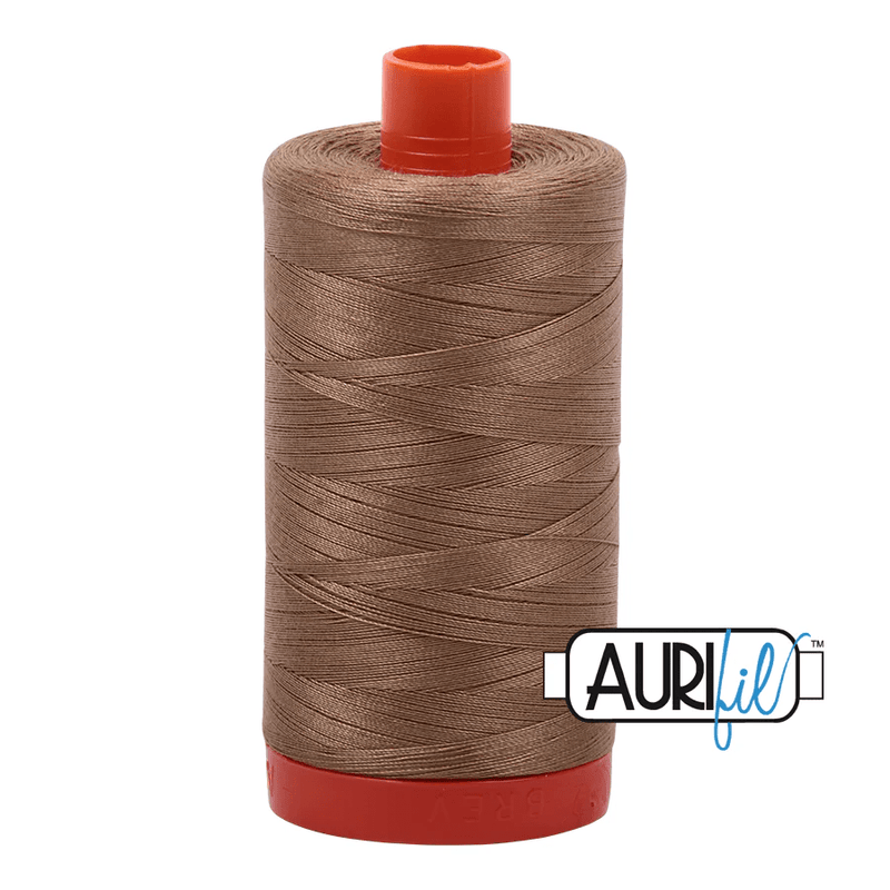 Aurifil 50wt Cotton Thread 1422yd - Toast - A1050 - 6010
