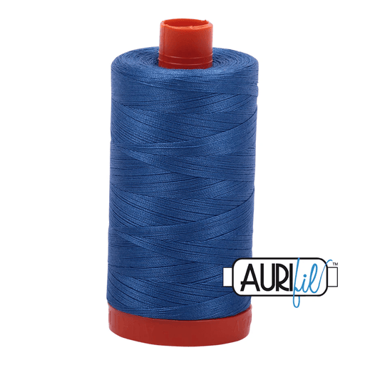 Aurifil 50wt Cotton Thread 1422yd - Peacock Blue - A1050 - 6738