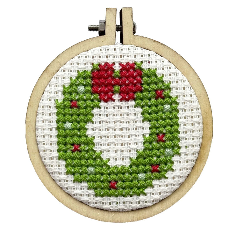 The Crafty Kit Company Merry Christmas Mini Matchbox Christmas Cross Stitch Kit & Keyring