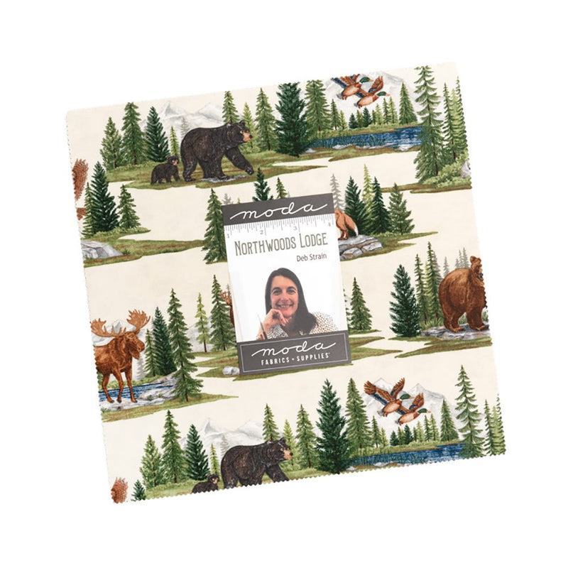 Northwoods Lodge Layer Cake® | Deb Strain | Moda Fabrics | 42 Precut 10" Quilt Squares