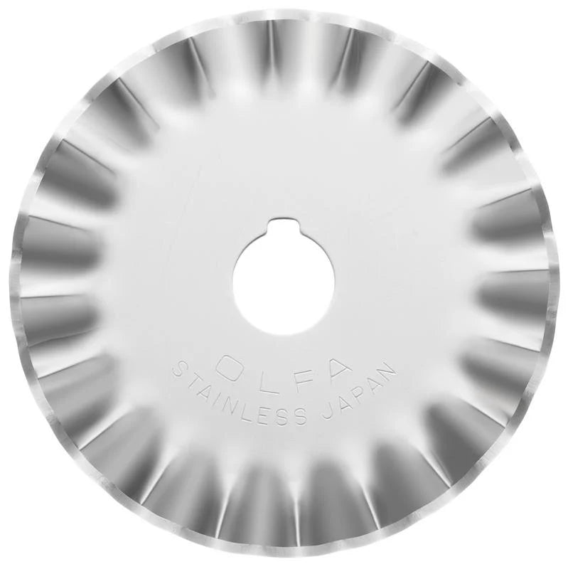 OLFA 45mm Pinking Rotary Blade - PIB451 | Olfa Rotary Cutter for Fabric & Quilting