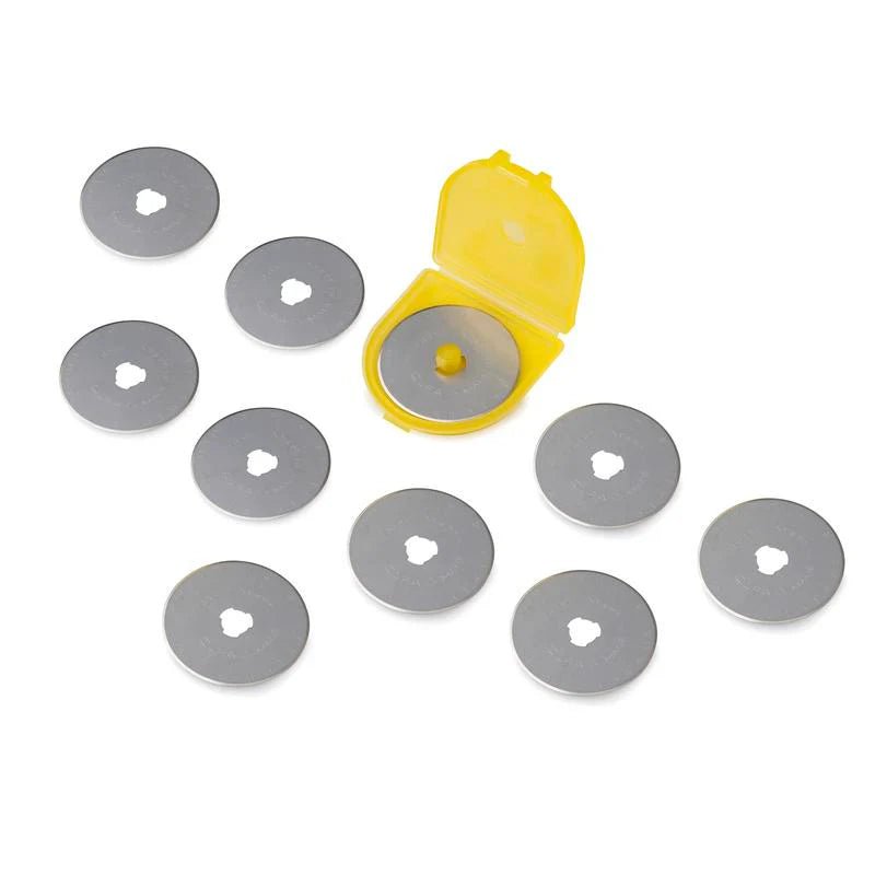 OLFA 45mm Replacement Rotary Blade - 10 Pack - RB45 - 10 | Olfa Rotary Cutter for Fabric & Quilting