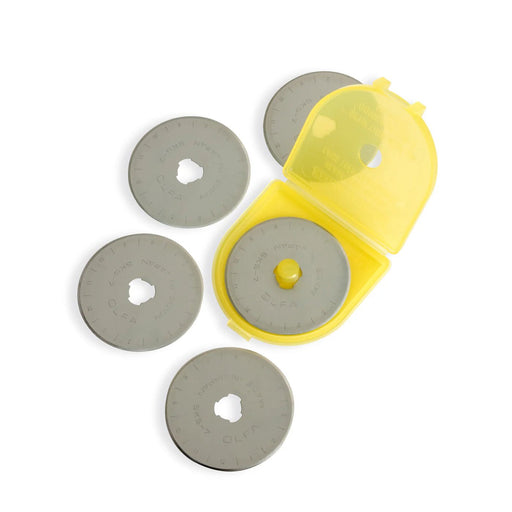 OLFA 45mm Replacement Rotary Blade - 5 Pack - RB45 - 5 | Olfa Rotary Cutter for Fabric & Quilting