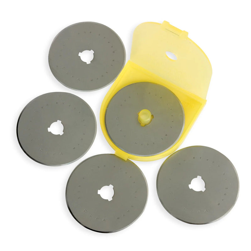 OLFA 60mm Replacement Rotary Blade - 5 Pack - RB60 - 5 | Olfa Rotary Cutter for Fabric & Quilting