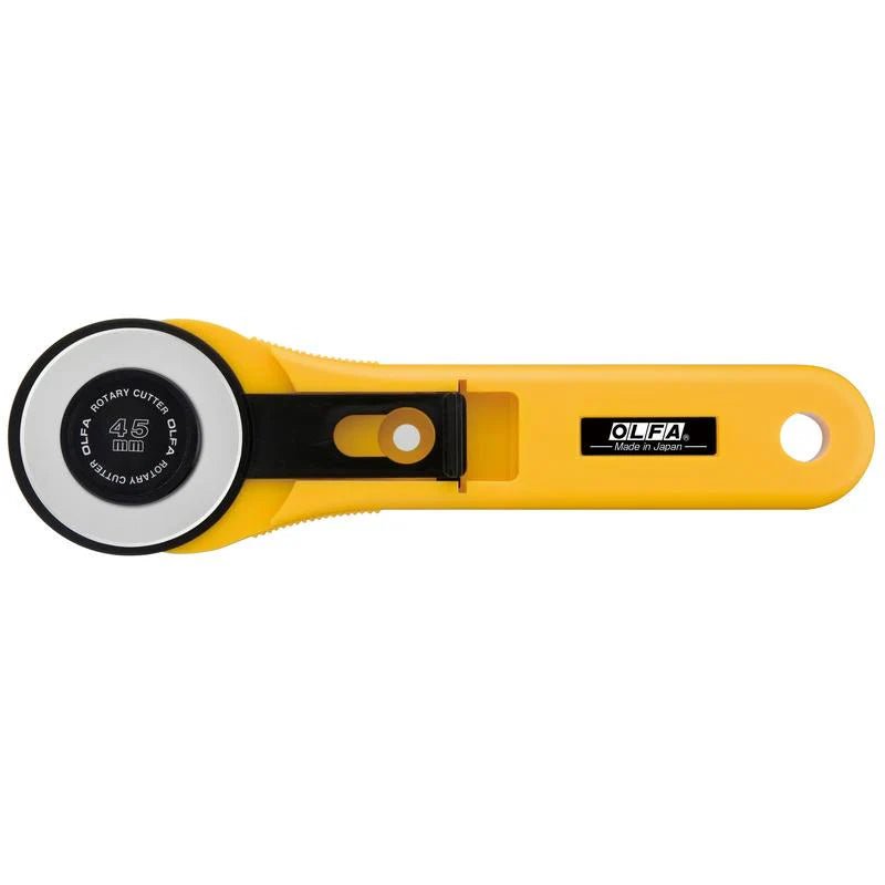OLFA Heavy - Duty 45mm Rotary Cutter - RTY - 2G | Olfa Rotary Cutter for Fabric & Quilting