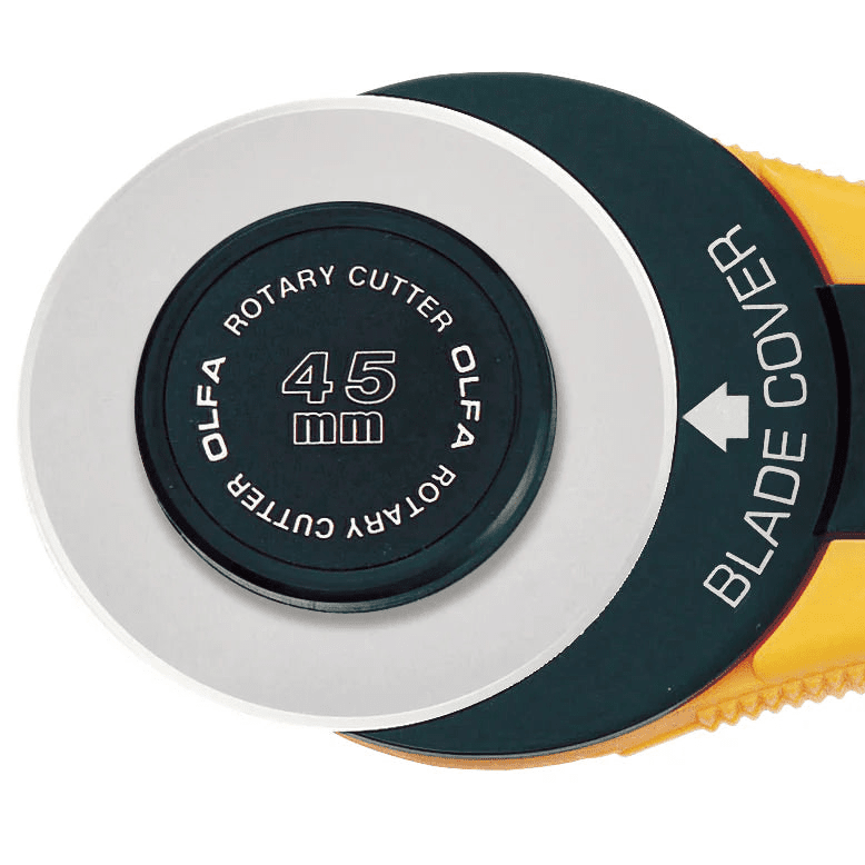 OLFA Heavy - Duty 45mm Rotary Cutter - RTY - 2G | Olfa Rotary Cutter for Fabric & Quilting