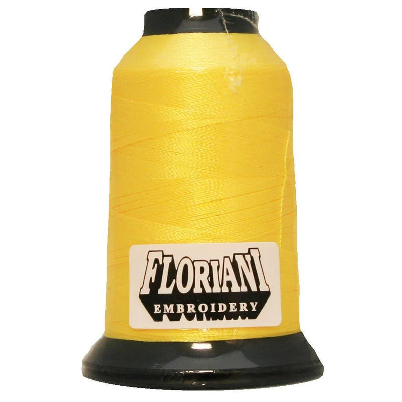 Floriani Polyester Embroidery Thread 1000m/1100yds - Chalcedony Yellow - PF0011