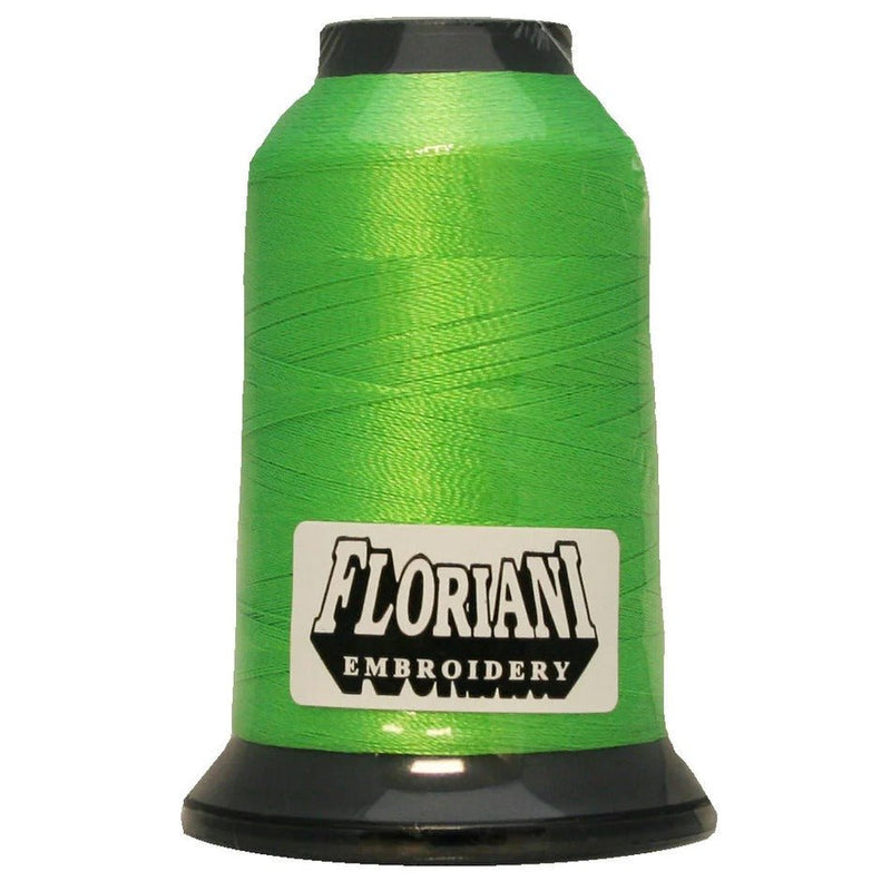 Floriani Polyester Embroidery Thread 1000m/1100yds - Midori Green - PF0014