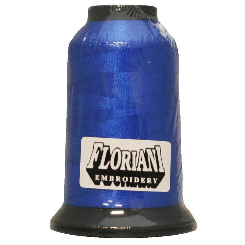Floriani Polyester Embroidery Thread 1000m/1100yds - Pristine Blue - PF0055