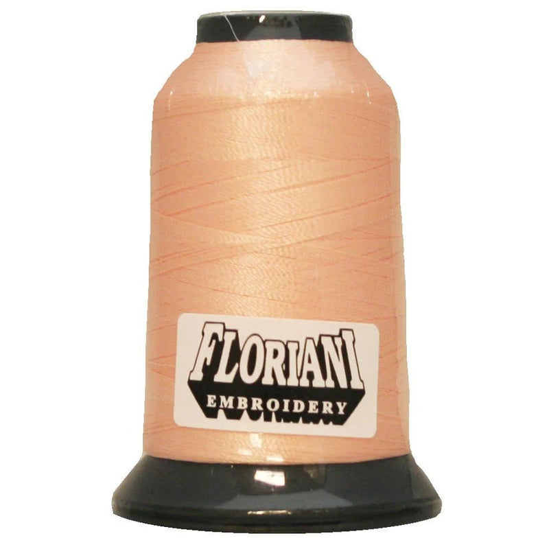 Floriani Polyester Embroidery Thread 1000m/1100yds - Light Peach - PF0111