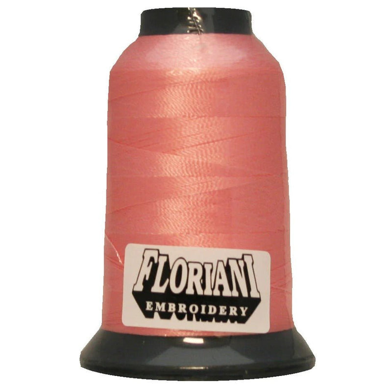 Floriani Polyester Embroidery Thread 1000m/1100yds - Misty Pink - PF0117