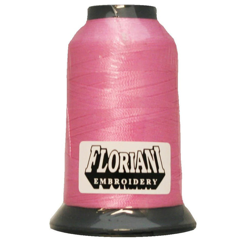 Floriani Polyester Embroidery Thread 1000m/1100yds - Bright Pink - PF0125