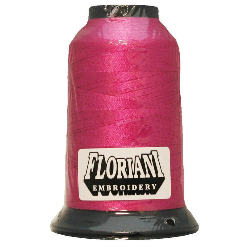 Floriani Polyester Embroidery Thread 1000m/1100yds - Hot Pink - PF0127