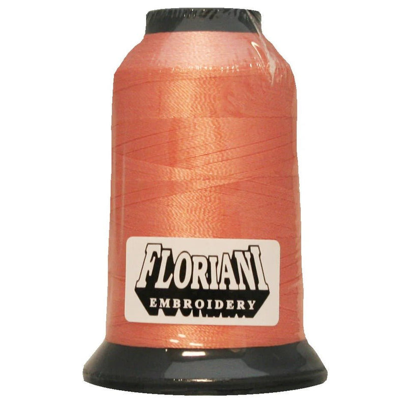 Floriani Polyester Embroidery Thread 1000m/1100yds - Coral - PF0141
